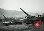 Standbild Railroad Waffen befeuert von US Army Ersten Weltkrieg Belleville Frankreich, 1918, aus Sekunde 12 historischem Filmmaterial Videoclip 65675029233