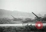 Standbild Railroad Waffen befeuert von US Army Ersten Weltkrieg Belleville Frankreich, 1918, aus Sekunde 17 historischem Filmmaterial Videoclip 65675029233