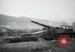 Standbild Railroad Waffen befeuert von US Army Ersten Weltkrieg Belleville Frankreich, 1918, aus Sekunde 30 historischem Filmmaterial Videoclip 65675029233