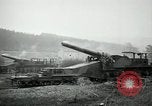 Standbild Railroad Waffen befeuert von US Army Ersten Weltkrieg Belleville Frankreich, 1918, aus Sekunde 31 historischem Filmmaterial Videoclip 65675029233