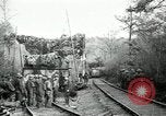 Standbild US Army 52 und 53 Küstenartillerie in Ersten Weltkrieg Belleville Frankreich, 1918, aus Sekunde 22 historischem Filmmaterial Videoclip 65675029234