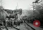 Standbild US Army 52 und 53 Küstenartillerie in Ersten Weltkrieg Belleville Frankreich, 1918, aus Sekunde 28 historischem Filmmaterial Videoclip 65675029234
