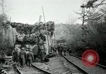 Standbild US Army 52 und 53 Küstenartillerie in Ersten Weltkrieg Belleville Frankreich, 1918, aus Sekunde 31 historischem Filmmaterial Videoclip 65675029234
