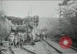 Standbild US Army 52 und 53 Küstenartillerie in Ersten Weltkrieg Belleville Frankreich, 1918, aus Sekunde 35 historischem Filmmaterial Videoclip 65675029234
