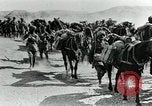 Image of British Colonial Indian mounted machine gun battery Mesopotamia, 1917, second 22 stock footage video 65675029246