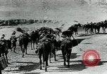 Image of British Colonial Indian mounted machine gun battery Mesopotamia, 1917, second 38 stock footage video 65675029246