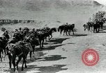 Image of British Colonial Indian mounted machine gun battery Mesopotamia, 1917, second 45 stock footage video 65675029246