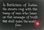 Image of British troops of 4th Sussex Regiment Bethlehem Palestine, 1917, second 10 stock footage video 65675029248