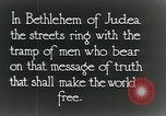 Image of British troops of 4th Sussex Regiment Bethlehem Palestine, 1917, second 11 stock footage video 65675029248