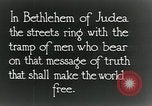 Image of British troops of 4th Sussex Regiment Bethlehem Palestine, 1917, second 12 stock footage video 65675029248