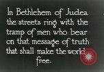 Image of British troops of 4th Sussex Regiment Bethlehem Palestine, 1917, second 13 stock footage video 65675029248