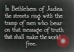 Image of British troops of 4th Sussex Regiment Bethlehem Palestine, 1917, second 14 stock footage video 65675029248