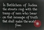 Image of British troops of 4th Sussex Regiment Bethlehem Palestine, 1917, second 15 stock footage video 65675029248