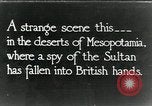 Image des troupes britanniques dans une position défensive Mésopotamie, 1917, de la seconde 1 séquences d'archives historiques vidéo 65675029249
