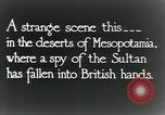 Image des troupes britanniques dans une position défensive Mésopotamie, 1917, de la seconde 11 séquences d'archives historiques vidéo 65675029249