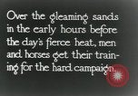 Image of British cavalry in training maneuvers Cairo Egypt, 1917, second 5 stock footage video 65675029251