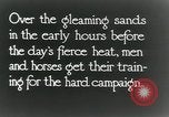 Image of British cavalry in training maneuvers Cairo Egypt, 1917, second 7 stock footage video 65675029251