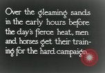 Image of British cavalry in training maneuvers Cairo Egypt, 1917, second 9 stock footage video 65675029251