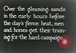 Image of British cavalry in training maneuvers Cairo Egypt, 1917, second 10 stock footage video 65675029251
