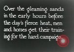 Image of British cavalry in training maneuvers Cairo Egypt, 1917, second 12 stock footage video 65675029251