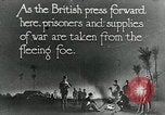 Image of Turkish prisoners of war march under British guard Palestine, 1918, second 1 stock footage video 65675029253