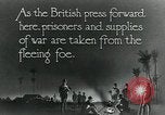 Image of Turkish prisoners of war march under British guard Palestine, 1918, second 4 stock footage video 65675029253