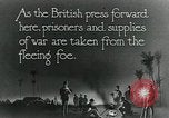 Image of Turkish prisoners of war march under British guard Palestine, 1918, second 5 stock footage video 65675029253
