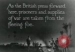 Image of Turkish prisoners of war march under British guard Palestine, 1918, second 6 stock footage video 65675029253