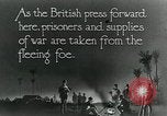 Image of Turkish prisoners of war march under British guard Palestine, 1918, second 7 stock footage video 65675029253