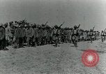 Image of Turkish prisoners of war march under British guard Palestine, 1918, second 19 stock footage video 65675029253