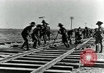Image of British Engineers build a railroad in the desert Palestine, 1918, second 11 stock footage video 65675029254