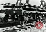 Image of British Engineers build a railroad in the desert Palestine, 1918, second 39 stock footage video 65675029254
