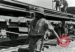 Image of British Engineers build a railroad in the desert Palestine, 1918, second 44 stock footage video 65675029254