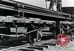 Image of British Engineers build a railroad in the desert Palestine, 1918, second 46 stock footage video 65675029254