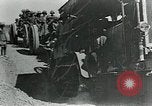 Image of British howitzers pulled by tractor Palestine, 1918, second 11 stock footage video 65675029255