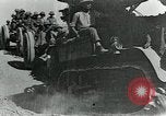 Image of British howitzers pulled by tractor Palestine, 1918, second 13 stock footage video 65675029255