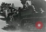 Image of British howitzers pulled by tractor Palestine, 1918, second 14 stock footage video 65675029255