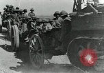 Image of British howitzers pulled by tractor Palestine, 1918, second 15 stock footage video 65675029255