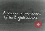 Image of Turkish prisoner in World War 1 Palestine, 1918, second 1 stock footage video 65675029257
