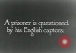 Image of Turkish prisoner in World War 1 Palestine, 1918, second 6 stock footage video 65675029257