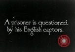 Image of Turkish prisoner in World War 1 Palestine, 1918, second 7 stock footage video 65675029257