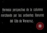 Image of Mexican Federal cavalry and army forces march on plains Veracruz Mexico, 1914, second 1 stock footage video 65675029261