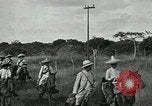 Image of Mexican Federal cavalry and army forces march on plains Veracruz Mexico, 1914, second 46 stock footage video 65675029261