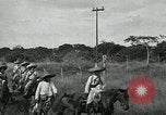 Image of Mexican Federal cavalry and army forces march on plains Veracruz Mexico, 1914, second 48 stock footage video 65675029261
