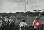 Image of Mexican Federal cavalry and army forces march on plains Veracruz Mexico, 1914, second 49 stock footage video 65675029261