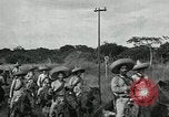 Image of Mexican Federal cavalry and army forces march on plains Veracruz Mexico, 1914, second 52 stock footage video 65675029261