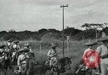 Image of Mexican Federal cavalry and army forces march on plains Veracruz Mexico, 1914, second 55 stock footage video 65675029261