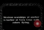Standbild mexikanischen federal Kriegsschiffe in Veracruz Hafen Veracruz Mexiko, 1914, aus Sekunde 4 historischem Filmmaterial Videoclip 65675029266