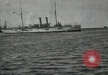 Standbild mexikanischen federal Kriegsschiffe in Veracruz Hafen Veracruz Mexiko, 1914, aus Sekunde 7 historischem Filmmaterial Videoclip 65675029266