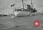 Standbild mexikanischen federal Kriegsschiffe vor Anker während der mexikanischen Revolution Veracruz Mexiko, 1914, aus Sekunde 24 historischem Filmmaterial Videoclip 65675029267